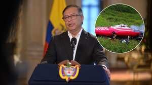 El presidente lamentó la muerte de las personas que murieron en un accidente aéreo este miércoles, 19 de julio.