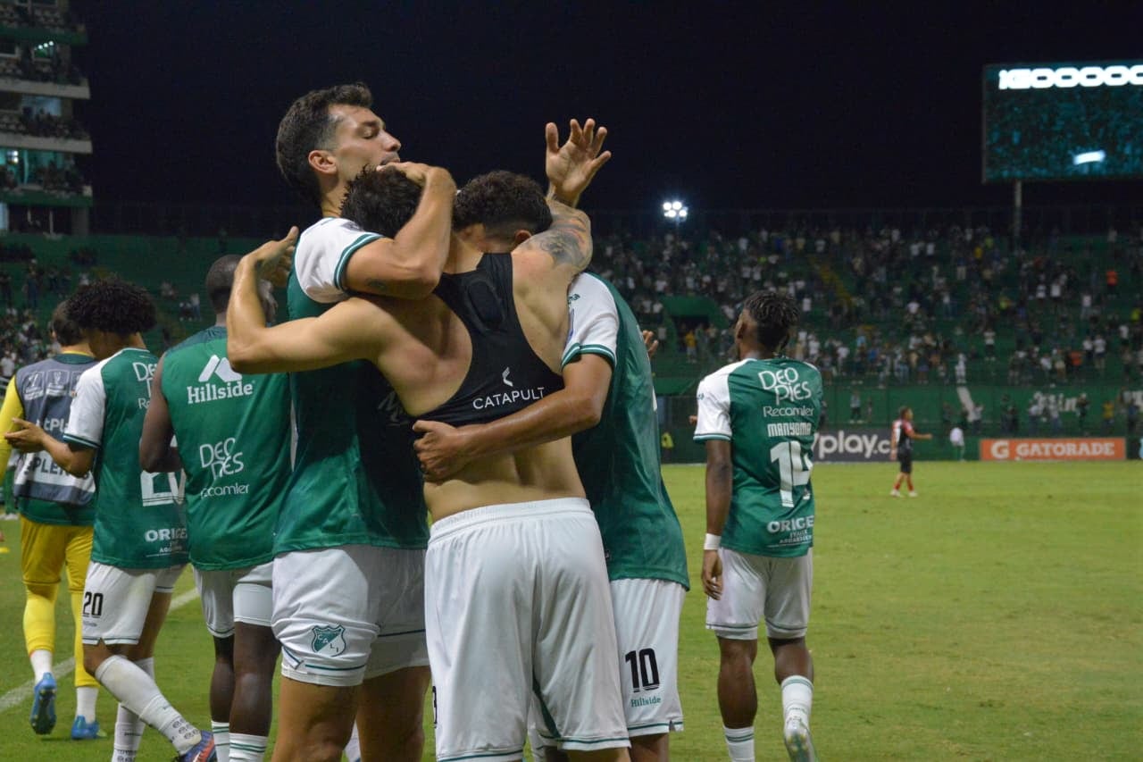 Momento del partido entre Deportivo Cali y Cúcuta Deportivo por la fecha 11 del segundo semestre de la Liga Colombiana 2026.