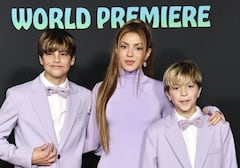 Shakira llegó al estreno de Zootopia 2 junto a sus hijos.