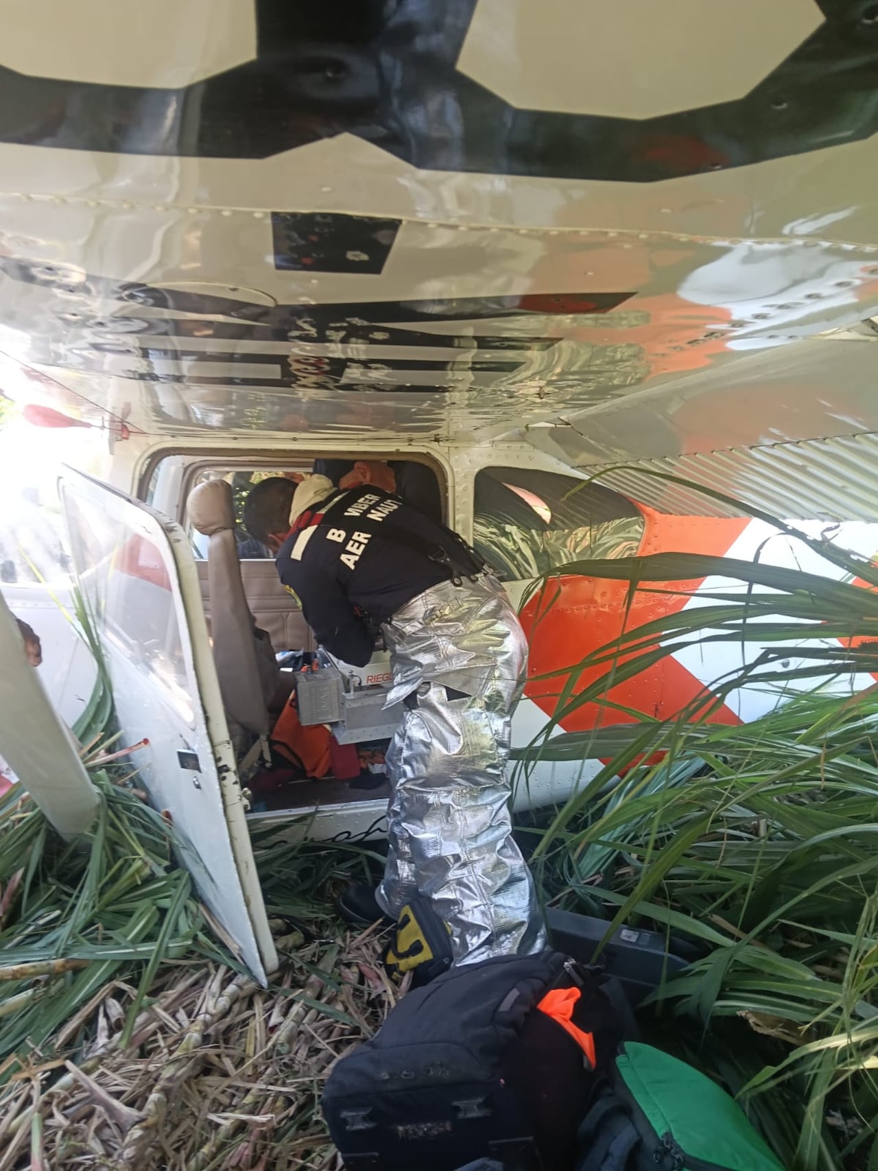 Emergencia aérea en Cali.