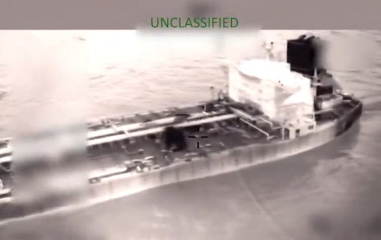 El buque cisterna Olina fue detenido en el Mar Caribe sin incidentes.