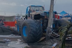 Decenas de heridos fueron trasladados a centros asistenciales como el Hospital San José y la Clínica La Estancia, luego del accidente que generó pánico entre los asistentes. El poste detuvo el pesado automotor.