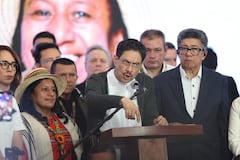 Candidato presidencial Iván Cepeda, resultados votaciones.
Aida Quilcué, candidata a la vicepresidencia.