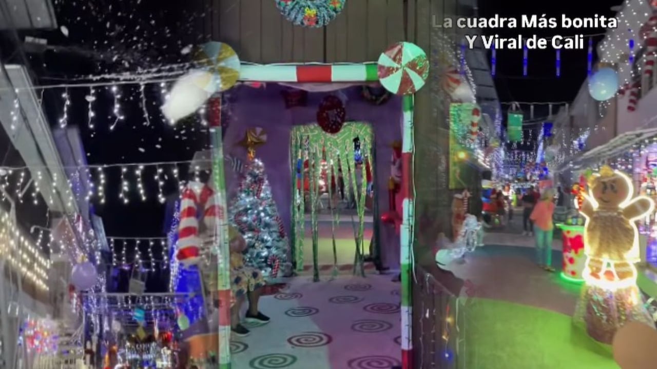Luces, dulces y unión: el barrio San Luis II vuelve a conquistar la Navidad caleña.