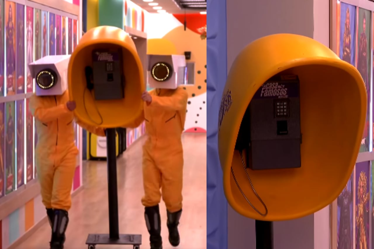 El teléfono llegó a 'La casa de los famosos 3' y así funcionará en la segunda semana