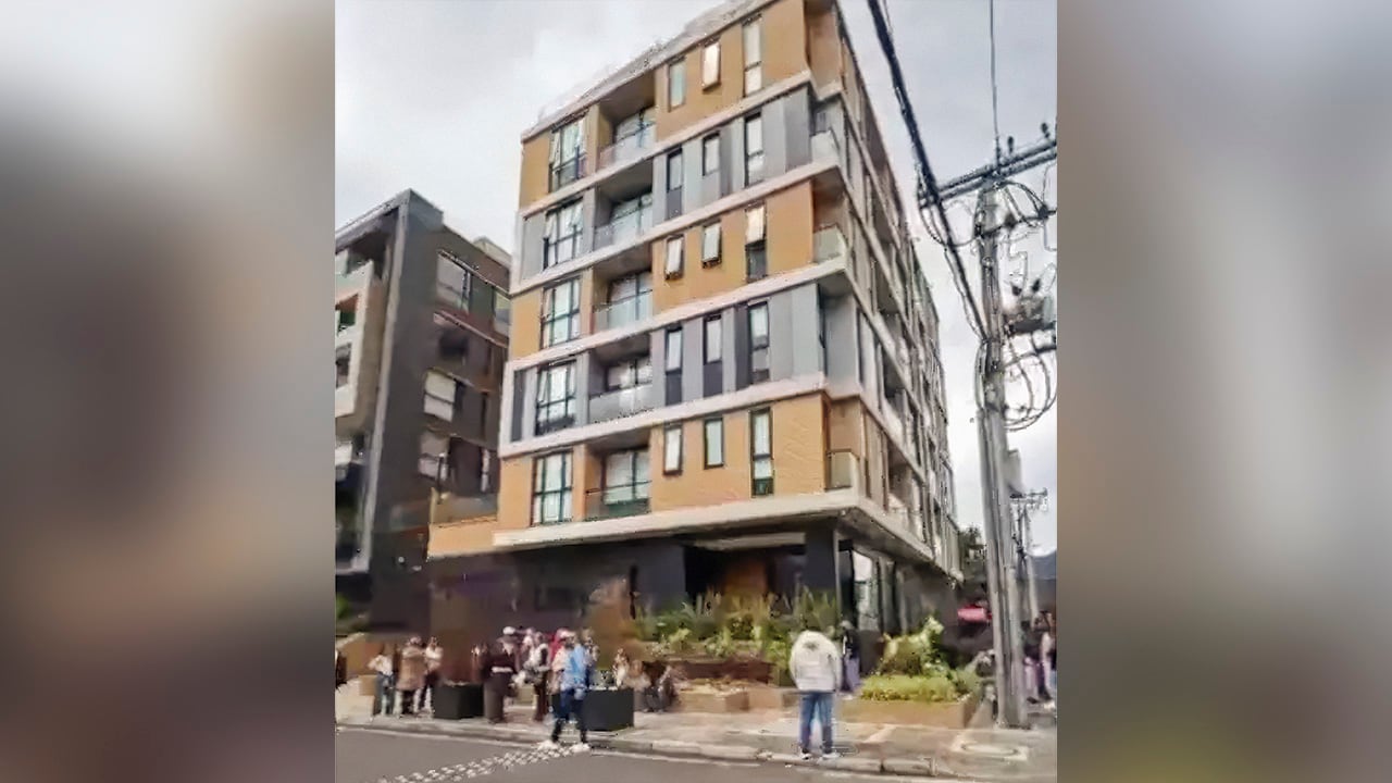 Edificio en el que se encontraba el ciudadano estadounidense.