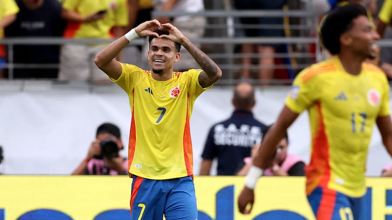 Luis Díaz, uno de los futbolistas que espera brillar ante Perú para darle el triunfo a Colombia en Lima.