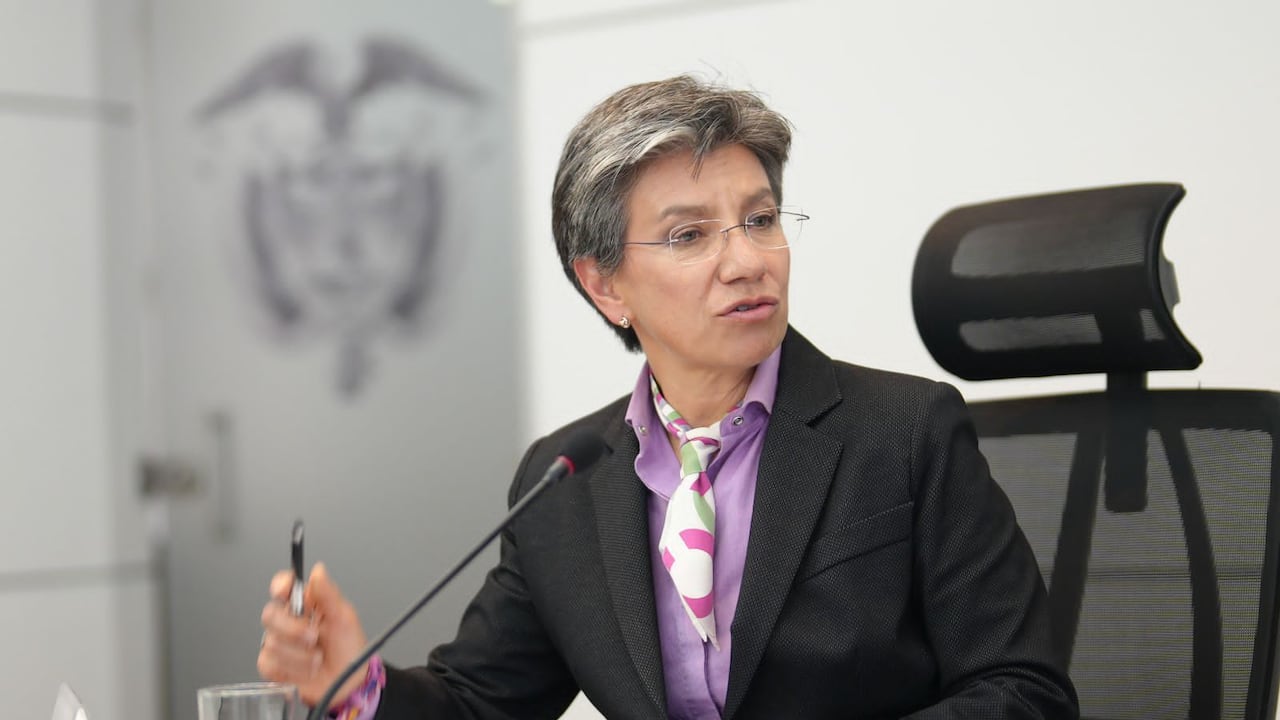 Alcaldesa de Bogotá Claudia López en la Casa de Nariño.