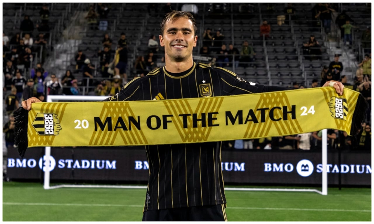 Tomás Ángel marcó su primer gol como titular con Los Ángeles F.C.