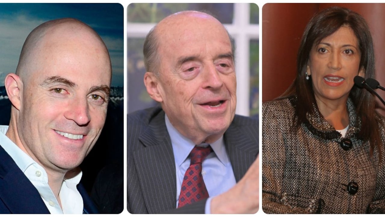 Jorge Leyva, Álvaro Leyva y Martha Lucía Zamora.