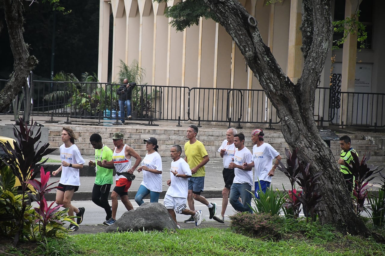 Cali: Equipo de atletismo de habitantes de la calle, foto José L Guzmán