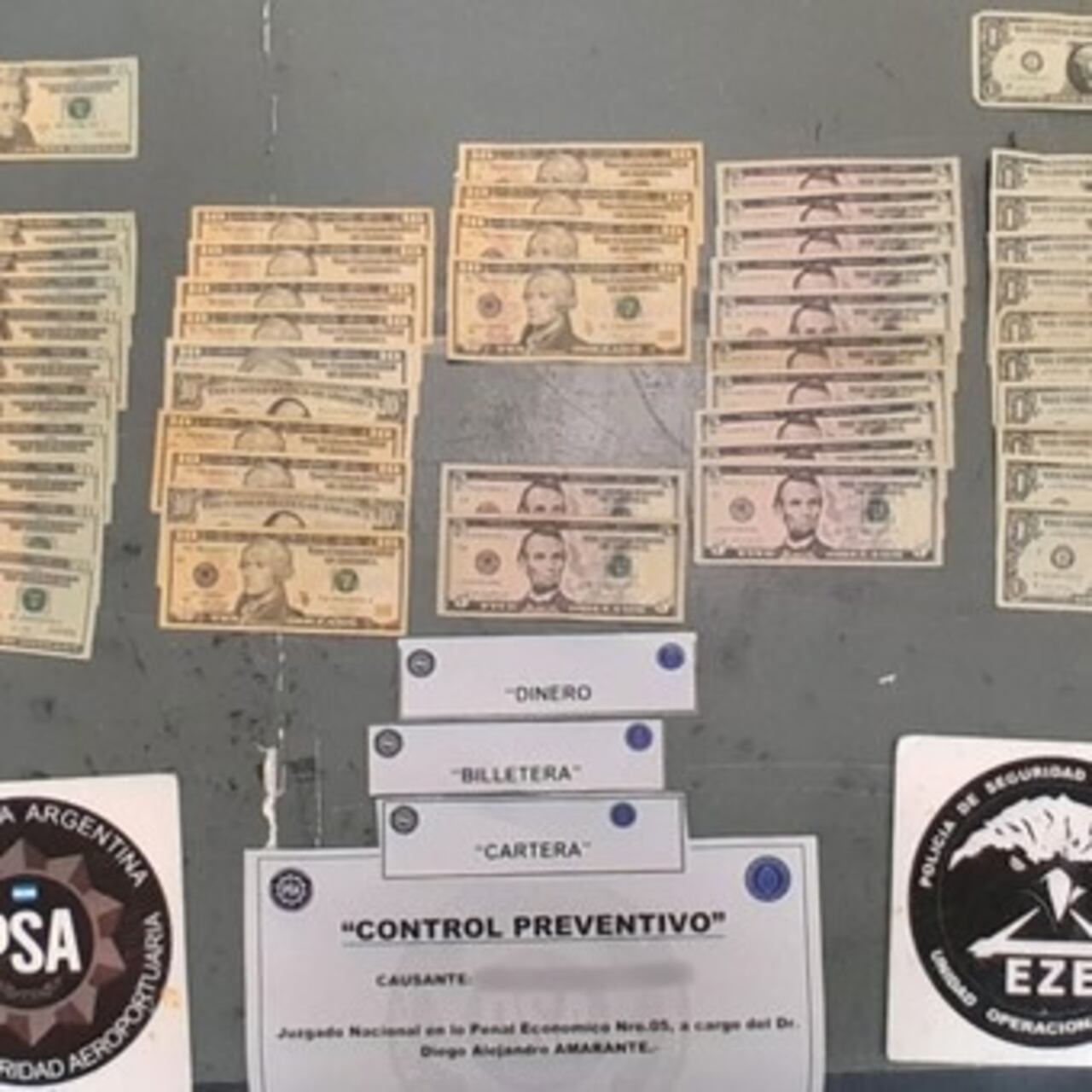 Azafata argentina de 64 años es investigada por intento de contrabando de artículos de lujo