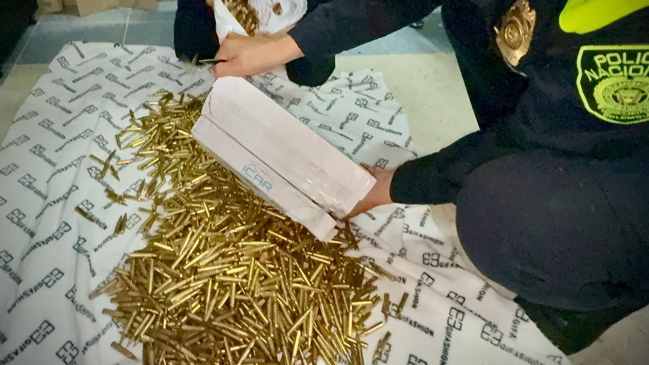 Al parecer esta munición tenía como destino organizaciones delincuenciales que operan en la capital de Antioquia.