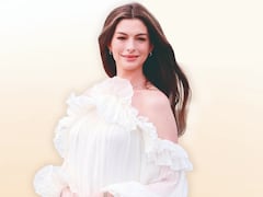 "Ser madre es un momento de inmensa felicidad, pero detrás hay mucho más. Para algunas mujeres, la barriga es solo una parte de la historia”, sostuvo Anne Hathaway.