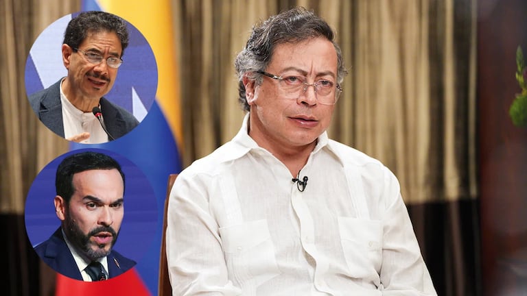 Presidente Gustavo Petro, Iván Cepeda y Abelardo de la Espriella.