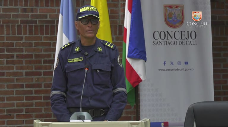 Capitán Alberto José Hernández Abadía, director de Gestión Integral del Riesgo y líder principal del Grupo Élite del Cuerpo de Bomberos Voluntarios de Cali.
