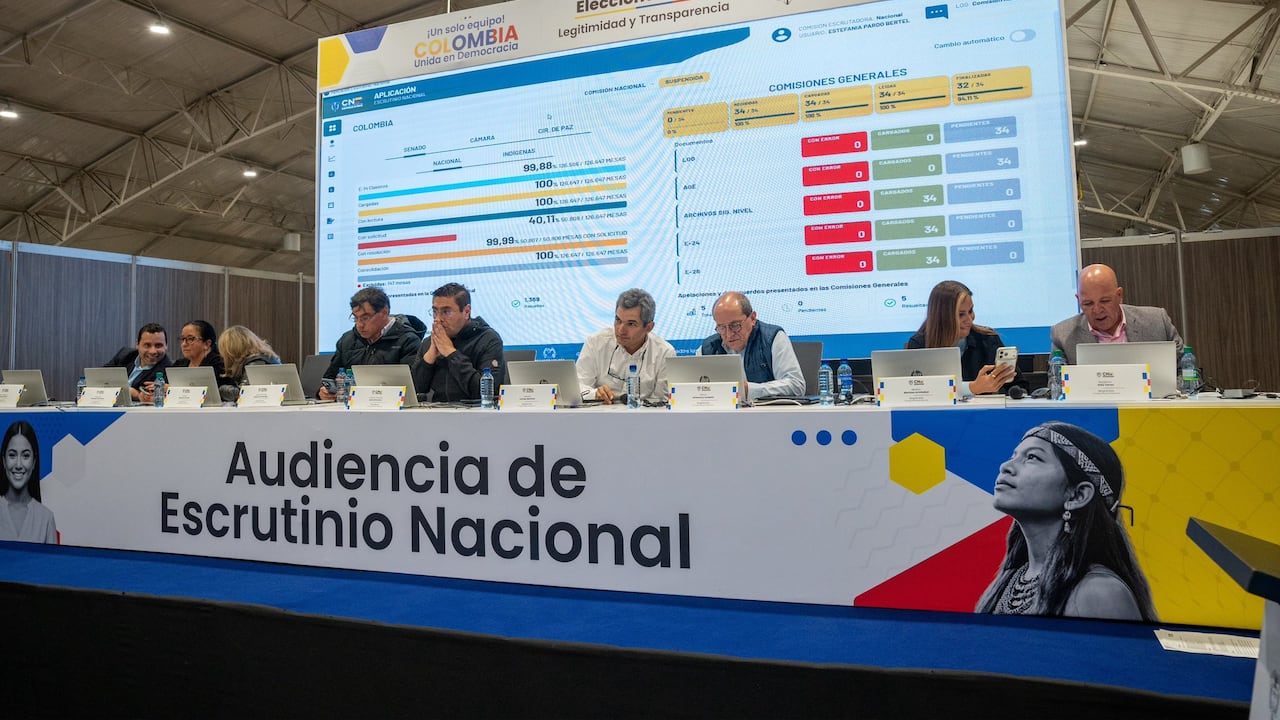 el Consejo Nacional Electoral reanuda la audiencia pública del Escrutinio Nacional 2026–2030 para la declaratoria de elección del Congreso de la República.
La jornada abordará los departamentos de Cundinamarca, Chocó y las Circunscripciones Especiales, garantizando la transparencia y legalidad del proceso electoral.