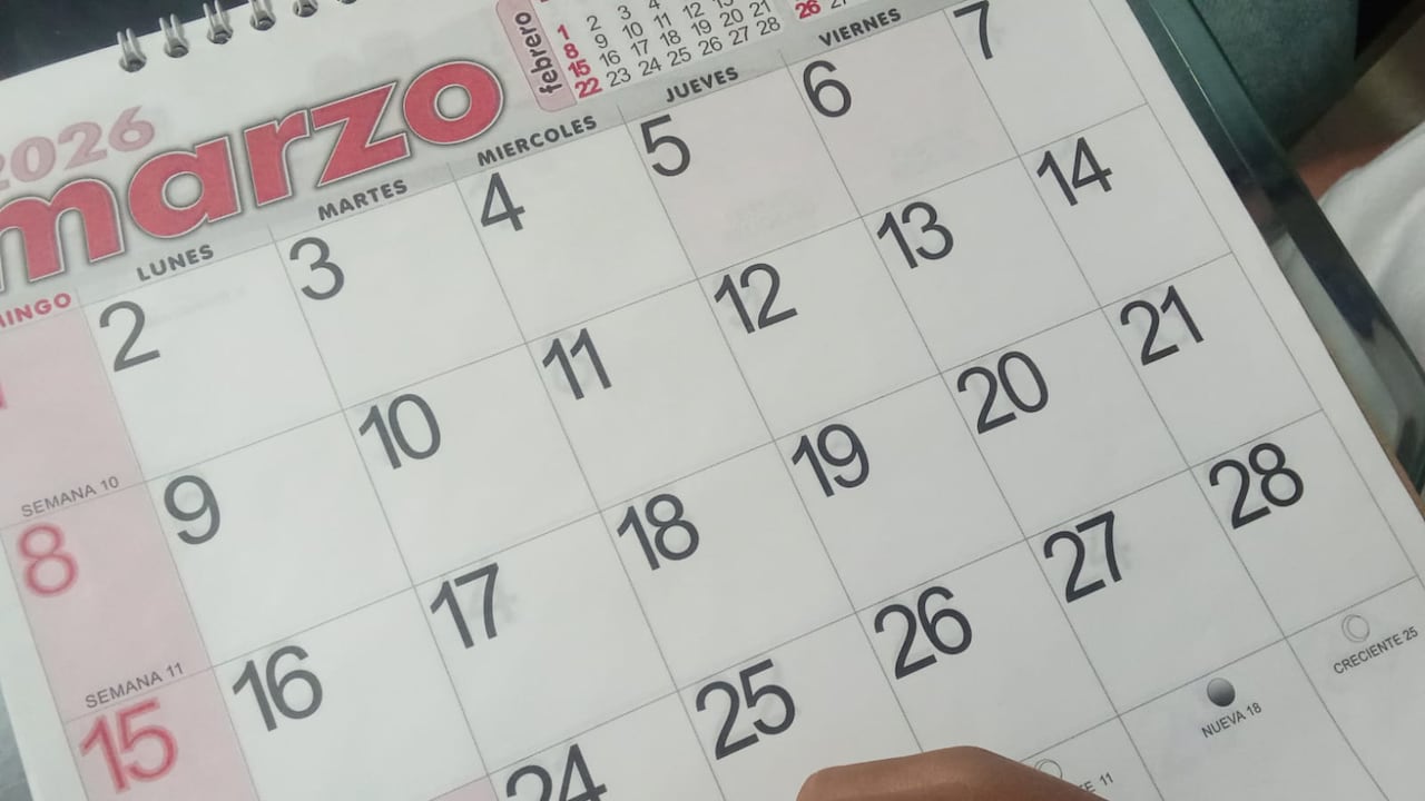 De acuerdo con el calendario de festivos para el 2026, el próximo día festivo será el lunes, 23 de marzo, fecha en el que se conmemora el Día de San José.