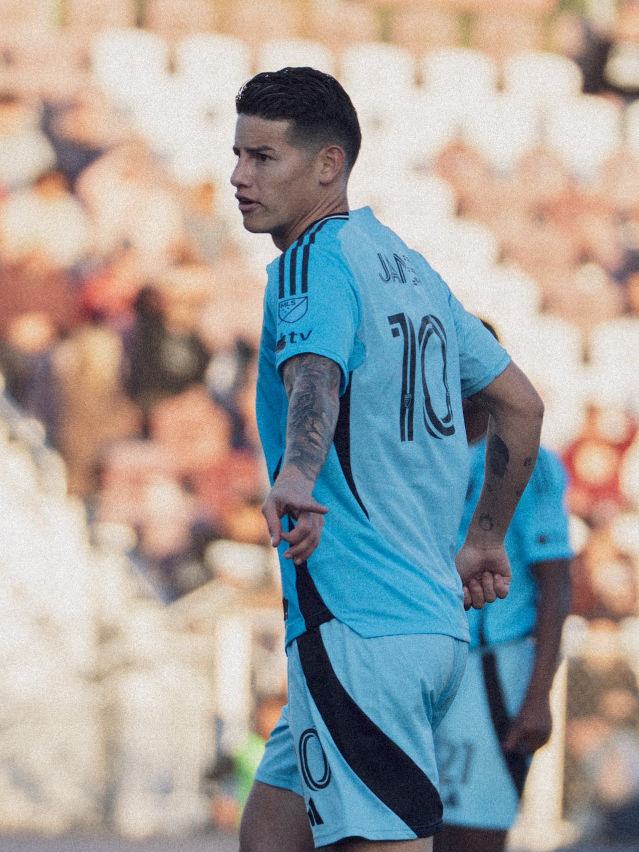 James Rodríguez en su reaparición con el Minnesota United en la U.S. Open Cup de los Estados Unidos.