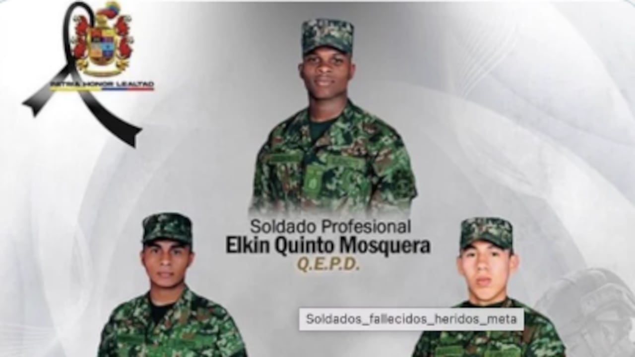 Tres soldados profesionales fueron asesinados y cinco más resultaron heridos en dos ataques registrados en el Meta.