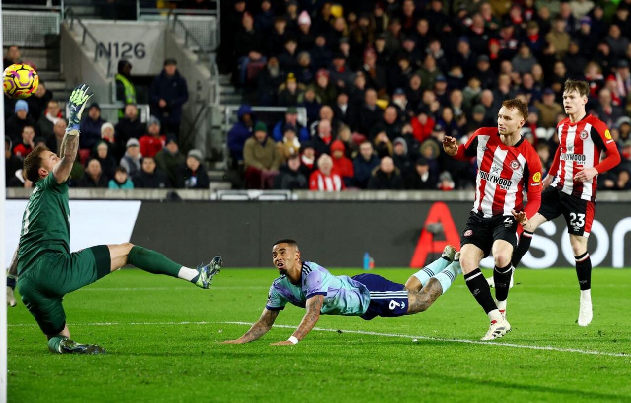 Brentford y Arsenal protagonizaron este miércoles, 1 de enero, el primer partido de la Premier League en el 2025 y el último de la jornada 19,