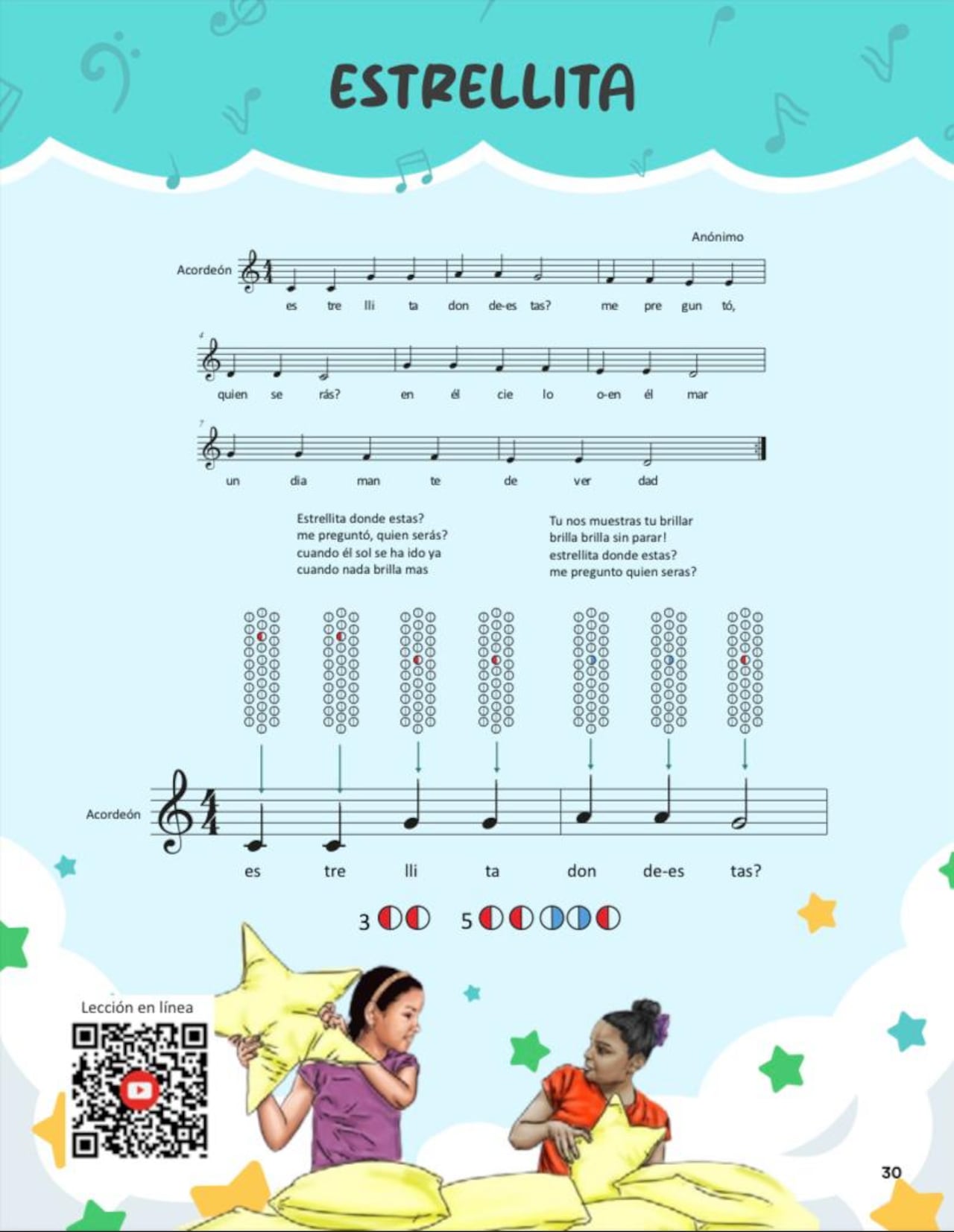 Con partituras y códigos QR que permiten interpretar desde canciones infantiles hasta vallenatos clásicos.