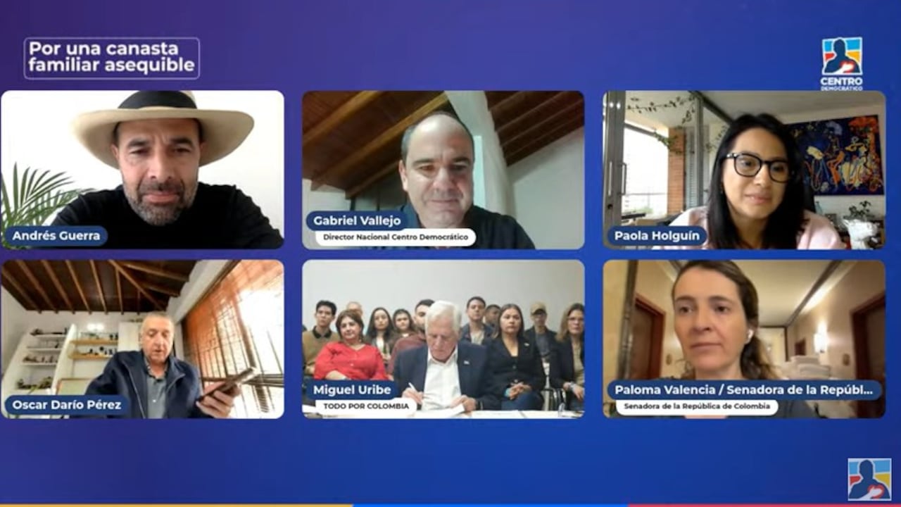 Foro del Centro Democrático durante este domingo.