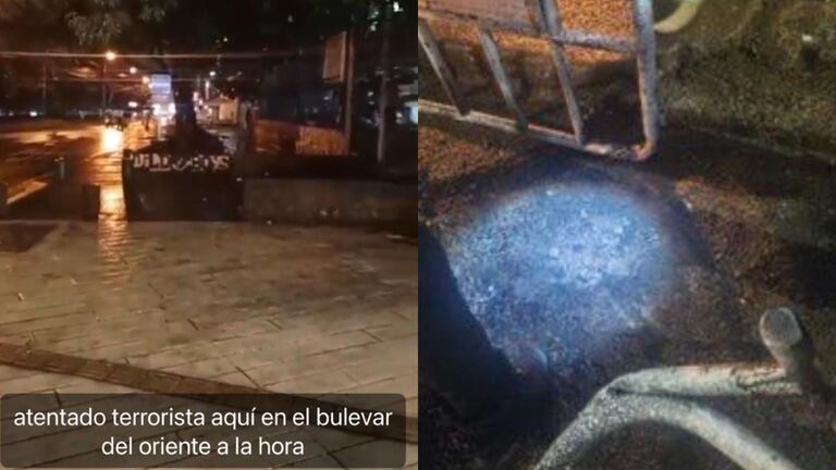 Atentado con explosivo en Cali; lanzan artefacto contra la estación Los Mangos y dejan tres heridos