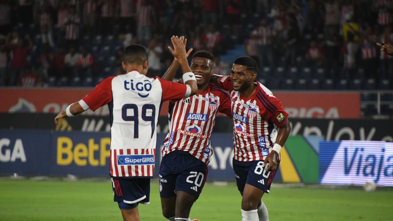 Imagen del partido entre Junior de Barranquilla y Jaguares de Córdoba por la fecha 12 del primer semestre de la Liga colombiana 2024.