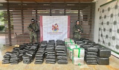 Autoridades decomisan 1.126 kilos de marihuana durante operativo en Yumbo.