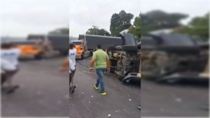 accidente vía al Llano