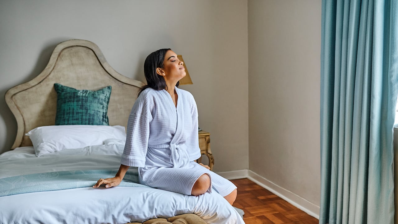 Cama con olor agradable