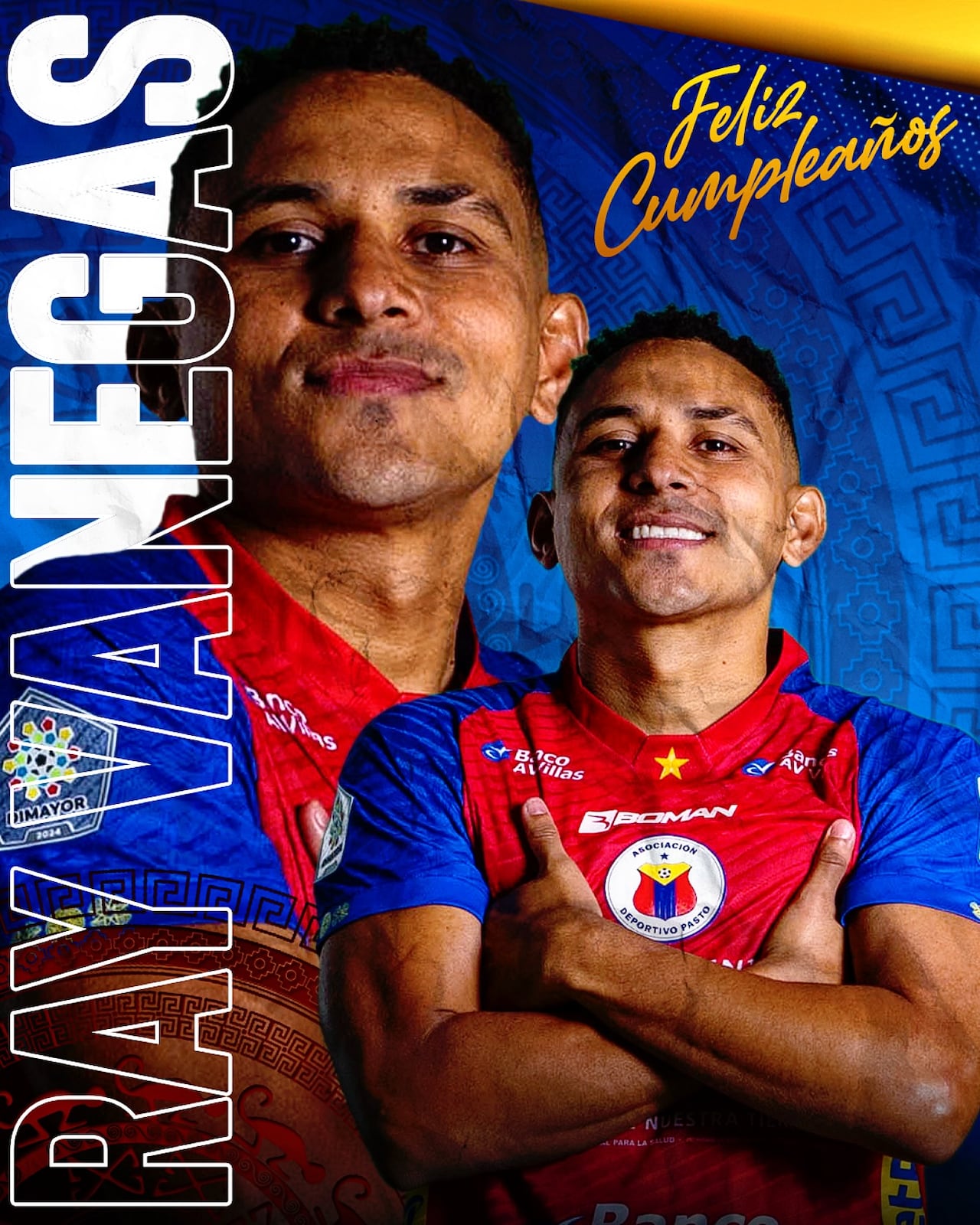 Ray Vanegas militó con el deportivo Pasto, llevando a esta escuadra a ser reconocida en el balompié colombiano.