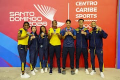 Algunos de los medallistas colombianos en el Taekwondo de los Juegos Centroamericanos y del Caribe 2026.