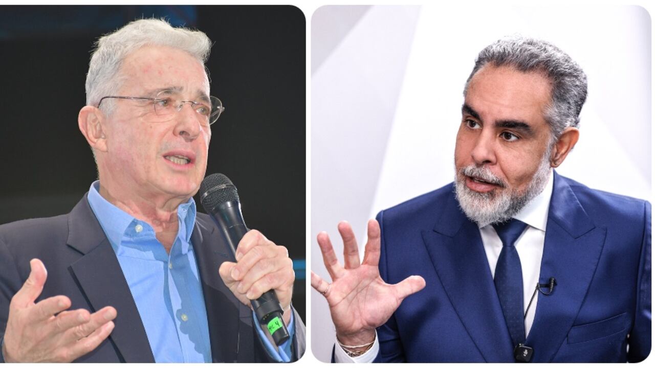 Álvaro Uribe y Armando Benedetti