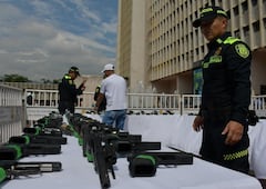 Muchas de las armas incautadas son traumáticas, pero tienen modificaciones para que sean letales.
