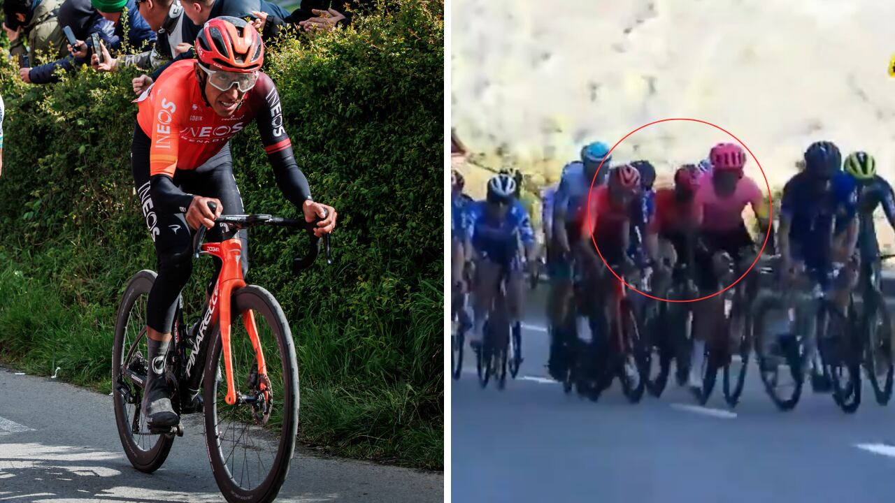 Egan Bernal fue atacado por Richard Carapaz