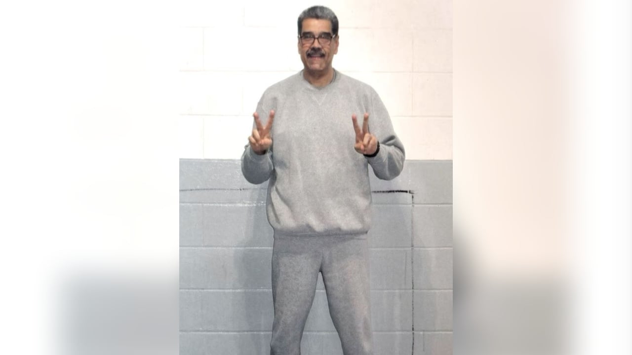 Primera imagen de Maduro desde la cárcel.