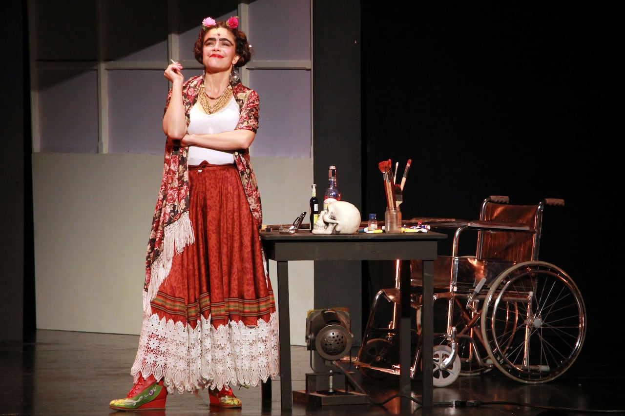 Flora Martínez, en Frida Libre. Una década del monologo teatral más exitoso de los últimos tiempos.