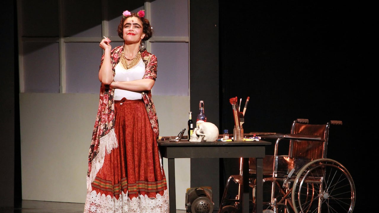Flora Martínez, en Frida Libre. Una década del monologo teatral más exitoso de los últimos tiempos.