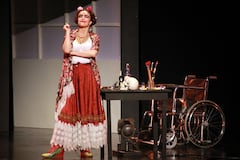 Flora Martínez, en Frida Libre. Una década del monologo teatral más exitoso de los últimos tiempos.