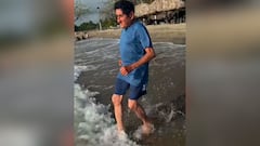 Hombre conoce el mar