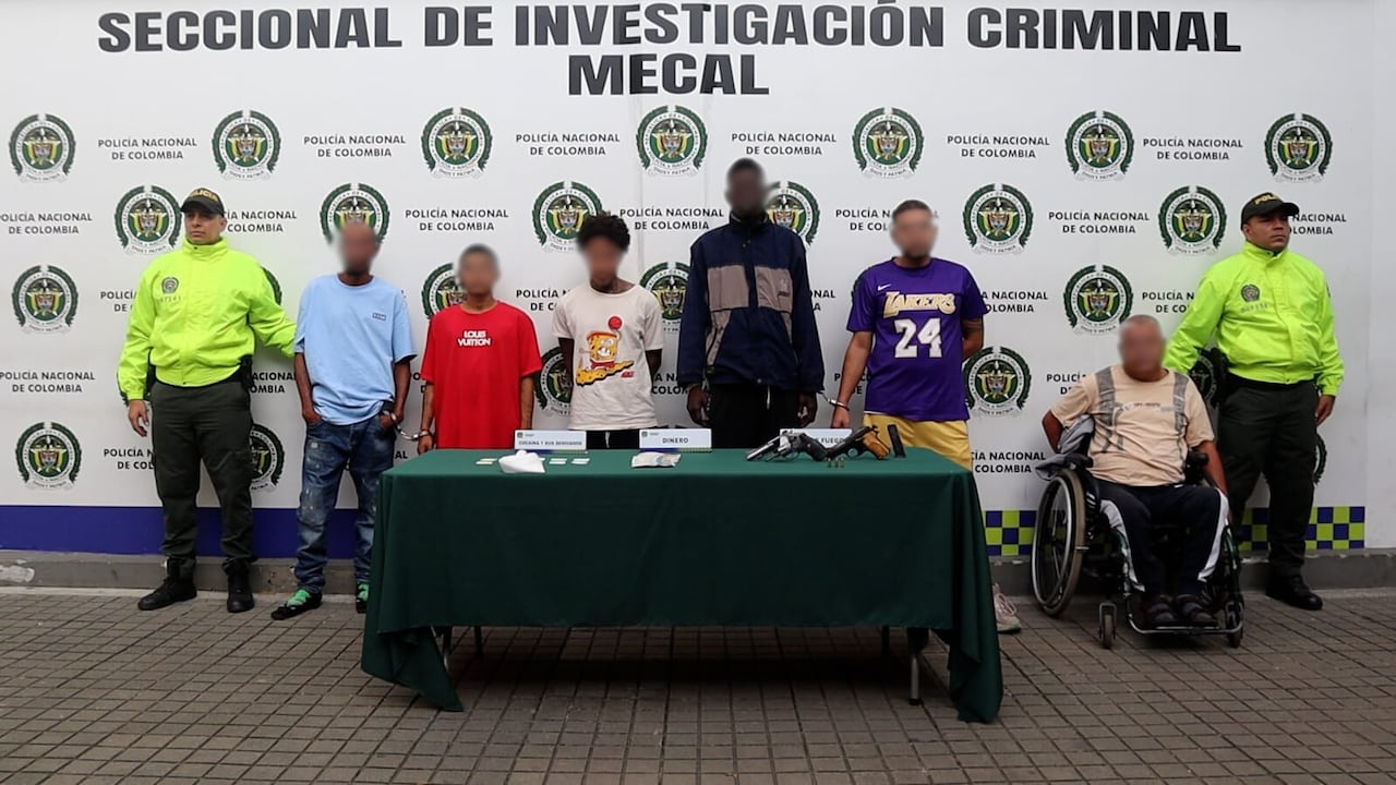 Las personas capturadas fueron detenidas en medio de allanamientos.