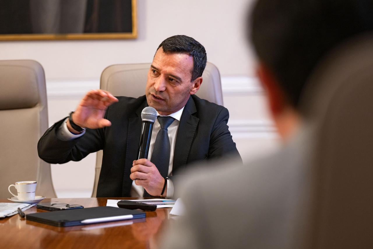 El ministro de Defensa, Pedro Sánchez, durante el último consejo de ministros en la Casa de Nariño.