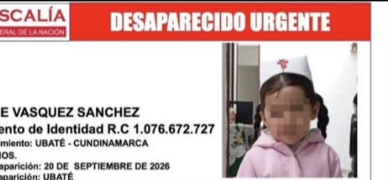 Confirman que Salomé Vásquez está con vida