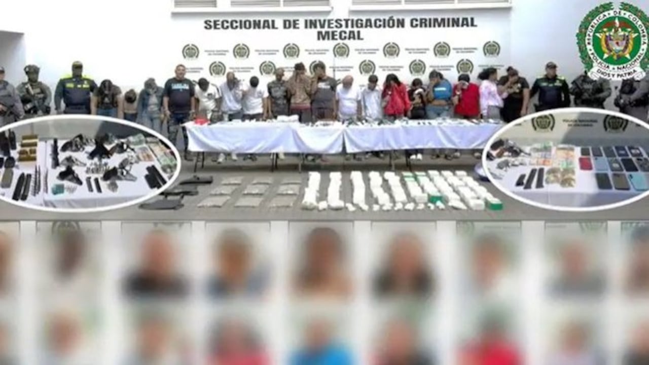 ‘Los África’ en Cali: 18 presuntos integrantes fueron judicializados por homicidios y tráfico de drogas