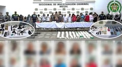 ‘Los África’ en Cali: 18 presuntos integrantes fueron judicializados por homicidios y tráfico de drogas