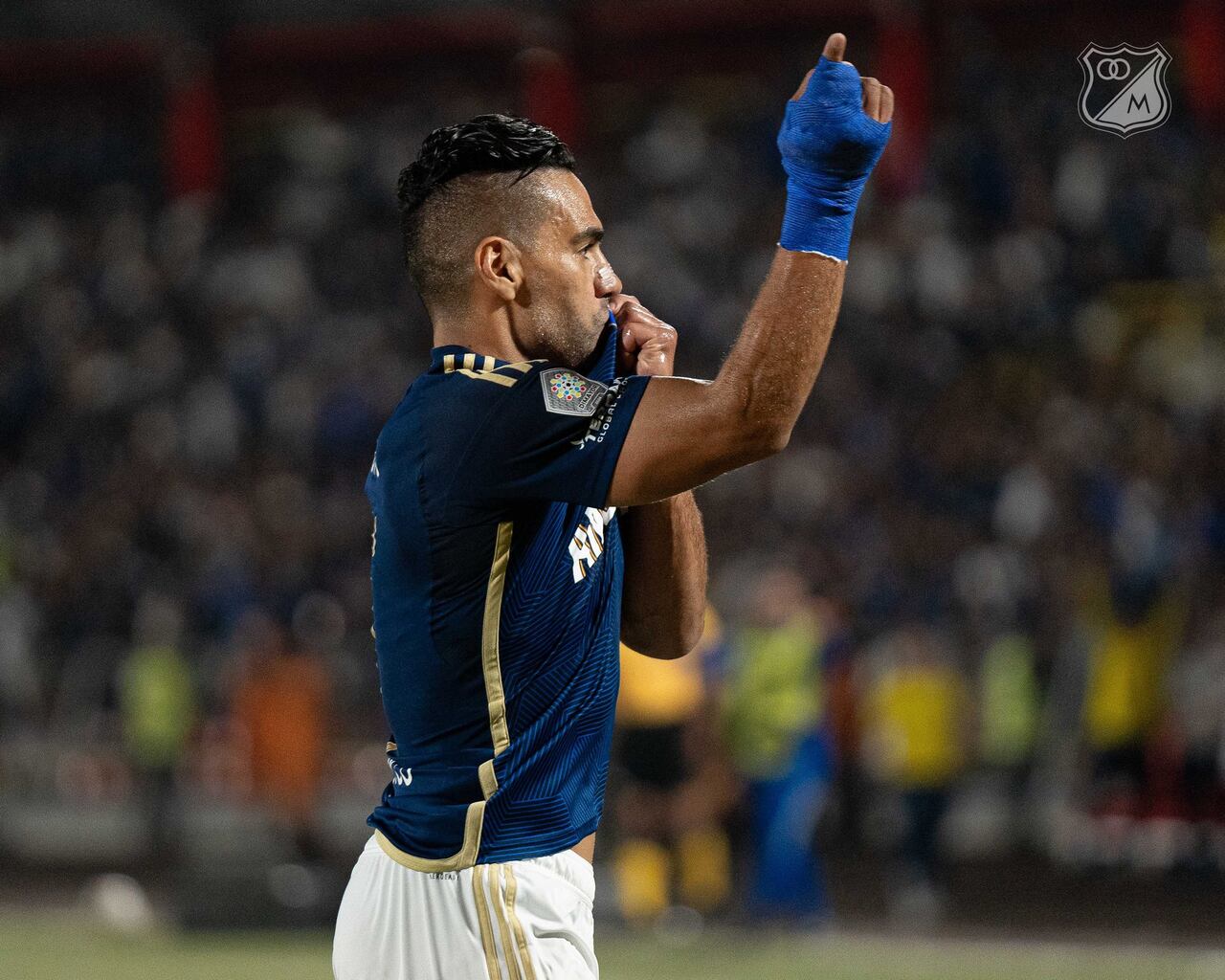 Falcao y su primer gol con Millonarios.