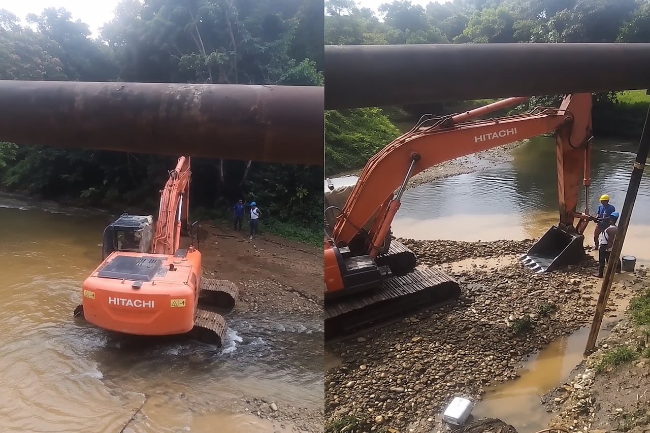 Autoridades locales y departamentales mantienen trabajos continuos en la zona con el objetivo de restablecer el suministro de agua en Buenaventura.