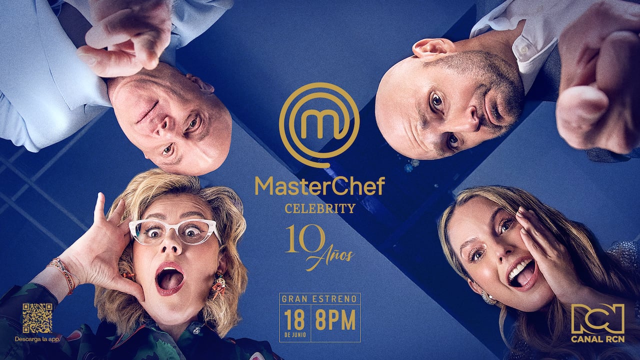 MasterChef Celebrity que celebra sus 10 años. Participantes de este 2025. Canal RCN